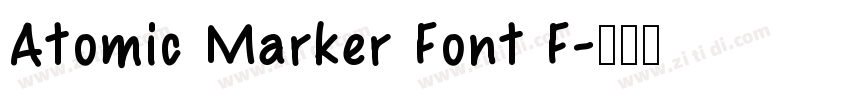Atomic Marker Font F字体转换